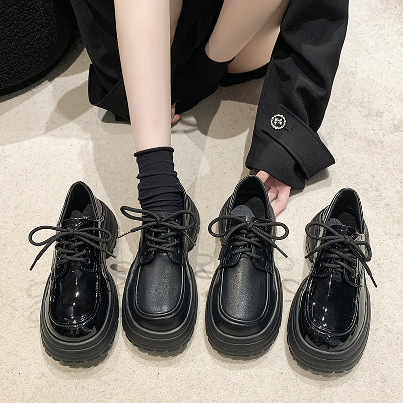 春夏季新款单鞋女鞋子低帮鞋韩版时尚学生圆头粗跟