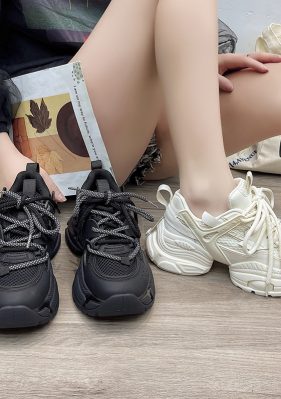 老爹鞋春夏季新款单鞋女鞋子低帮鞋韩版时尚学生圆头松糕鞋