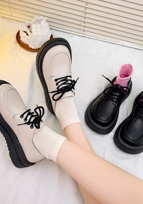 小皮鞋春夏季新款单鞋女鞋子低帮鞋韩版时尚学生圆头内增高