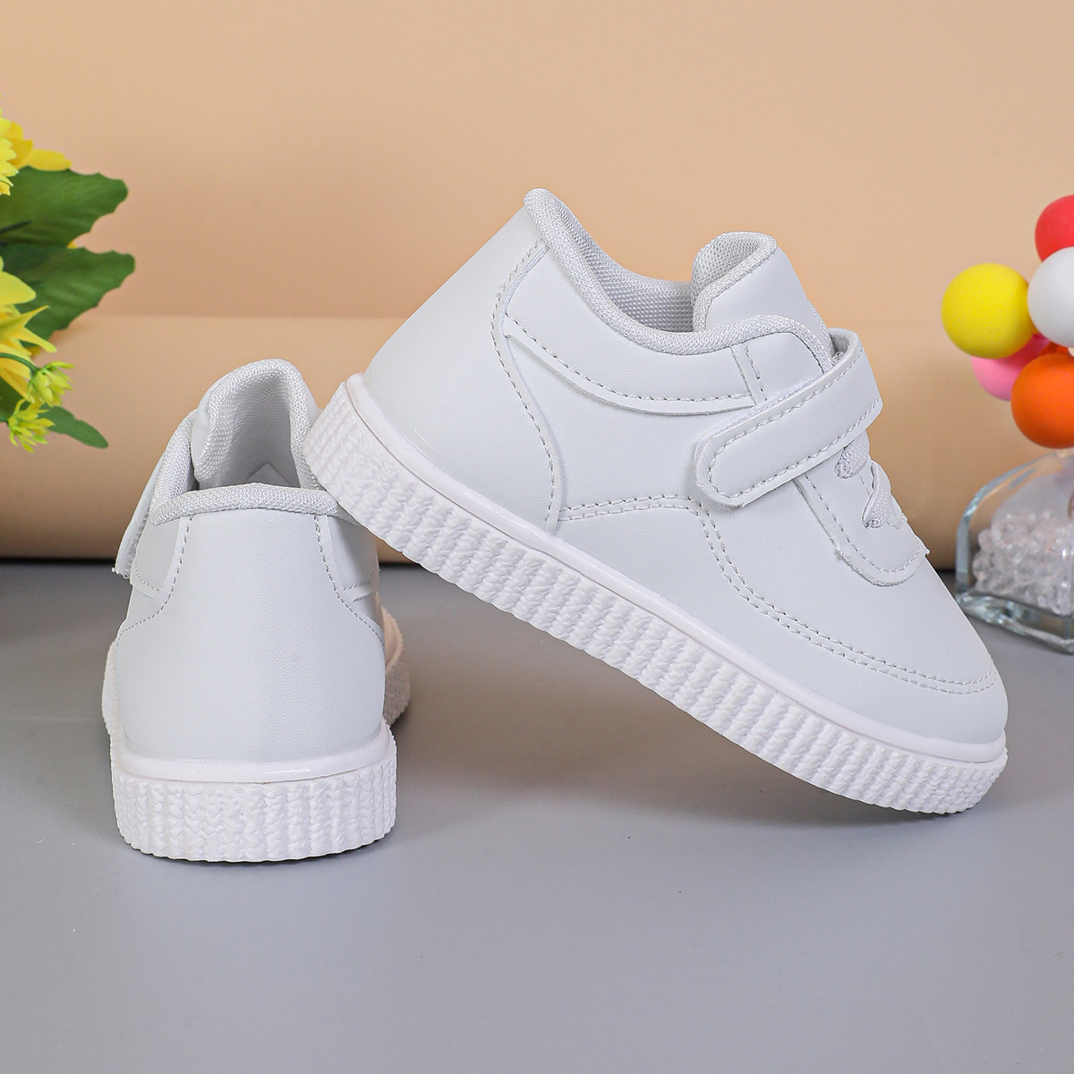 Весенняя и осенняя обувь Детская обувь Белая обувь0-3Детская обувь, детская обувь, детская кожаная обувь, ультратонкая белая обувь